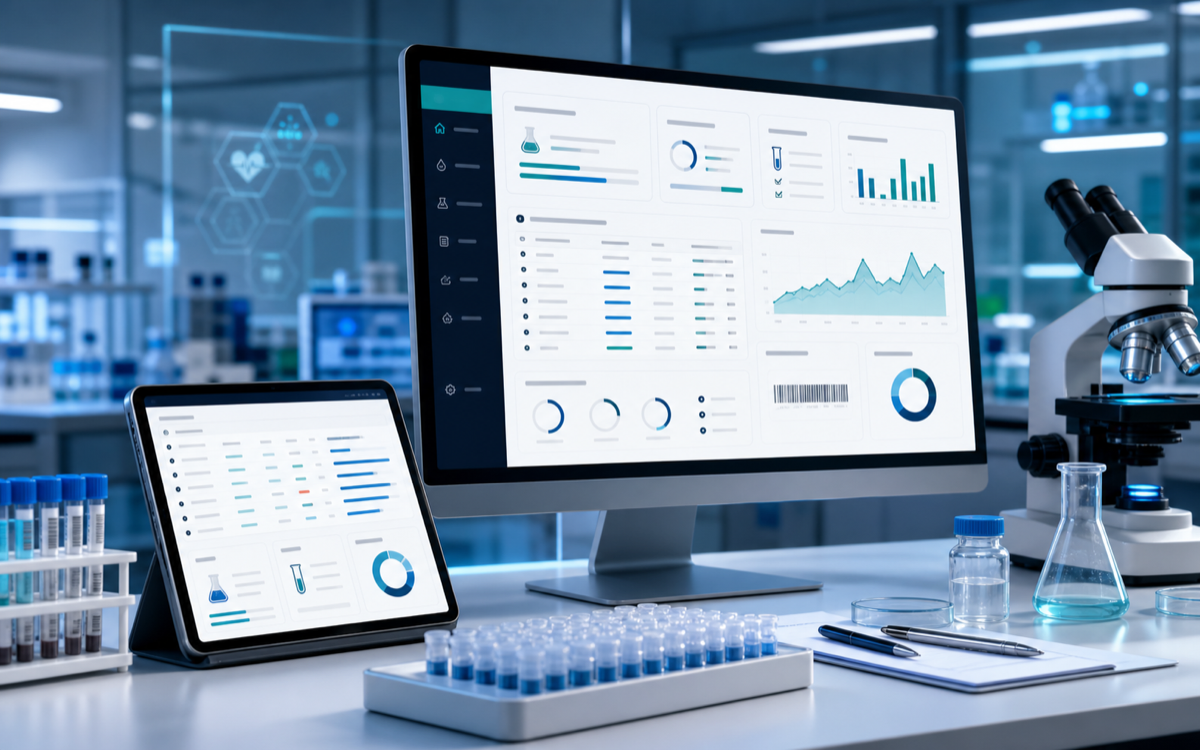 پوستر سیستم مدیریت لابراتوار